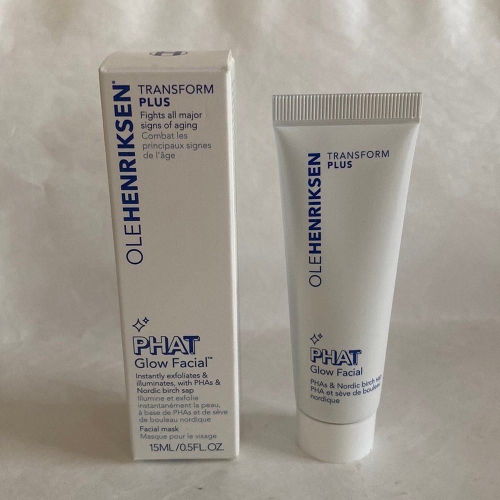 OLE HENRIKSEN Transform Plus PHAT Glow Facial Mask Travel Size 0.5oz NIB $20